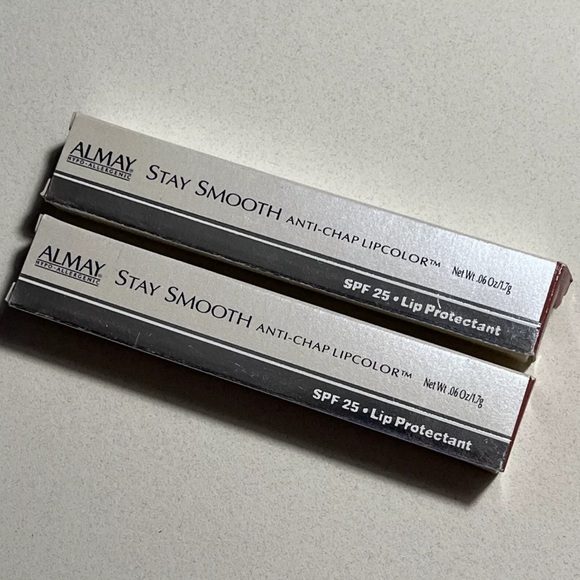 2x ALMAY Stay Smooth Anti-Chap Lipcolor with SPF 25 - Lip Protectant #09 NUDE - Picture 6 of 7